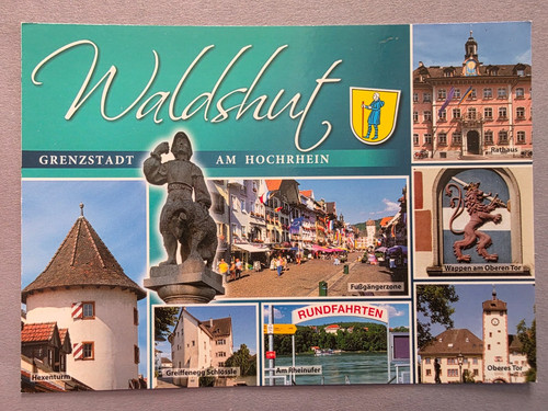 Ansichtskarte waldshut - ansichtskarte,