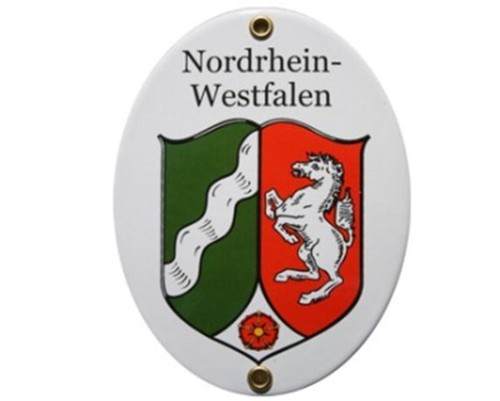 Hochwertiges emailleschild nrw - emailleschild,