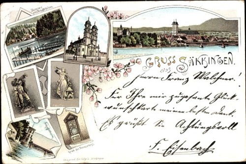 Litho bad säckingen - säckingen, am