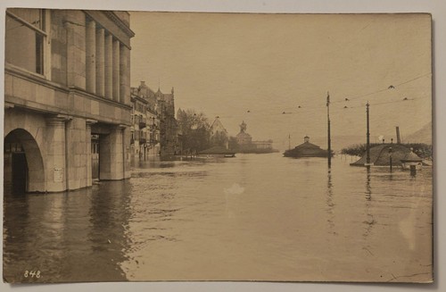 Rhein hochwasser c1910 flood - c1910,