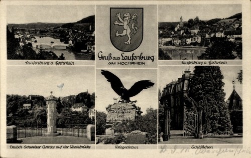 Wappen laufenburg am - wappen, ak