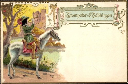 Präge wappen litho bad - litho,
