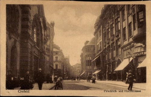 Krefeld niederrhein - ak,