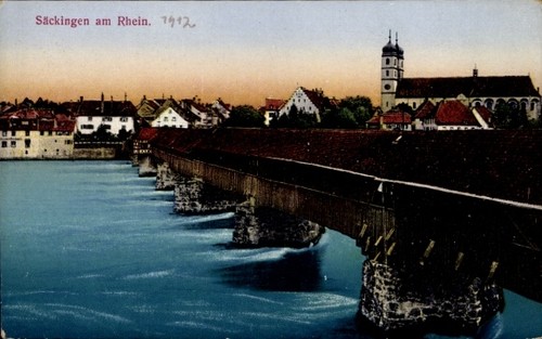 Bad säckingen am - ak,