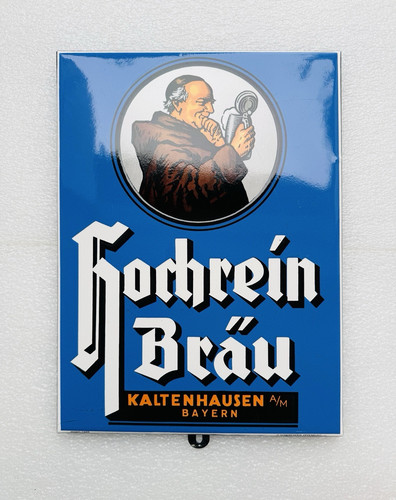 Emailschild hochrhein bräu - emailschild,