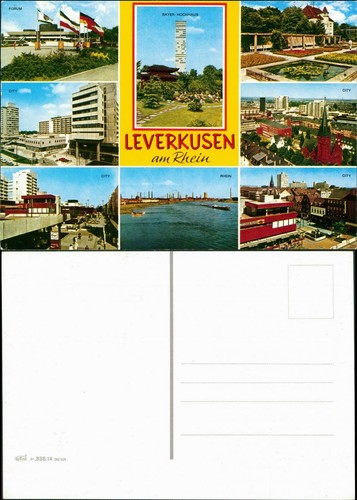 Ansichtskarte leverkusen - ansichtskarte,