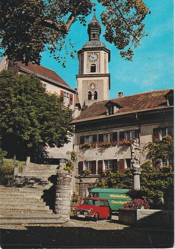 Alte postkarte tiengen am - postkarte,