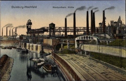 Hochfeld duisburg im - ak,