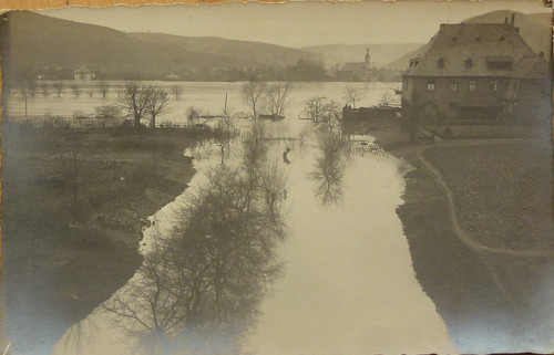 Photokarte hochwasser bad - photokarte,