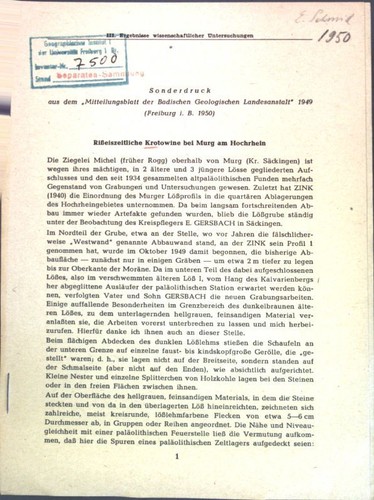 Rißeiszeitliche krotowine bei - rißeiszeitliche,