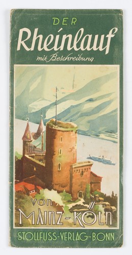 Landkarte der rheinlauf - der,