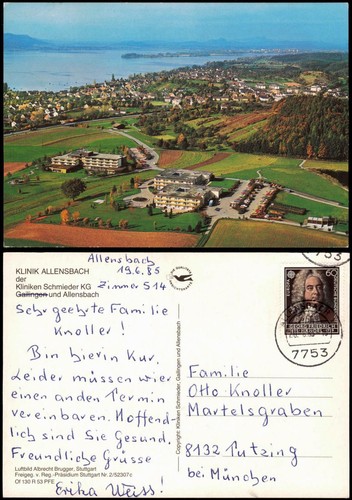 Ansichtskarte gailingen - gailingen, am