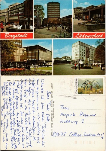 Ansichtskarte lüdenscheid - ansichtskarte,