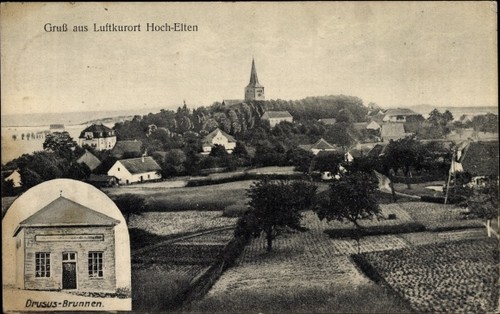 Hoch elten emmerich am - ak,