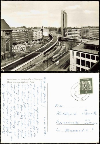 Ansichtskarte düsseldorf - ansichtskarte,