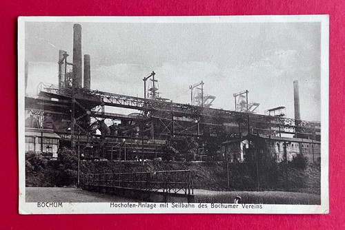 Bochum 1930 hochofen - ak,