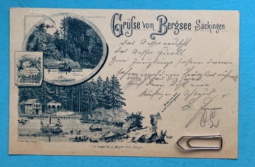 Seltene postkarte bergsee - ak,