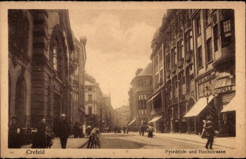 Krefeld niederrhein - ak,