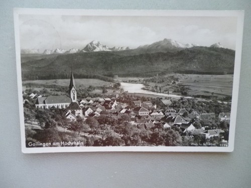 Ansichtskarte gaillingen - ansichtskarte, am