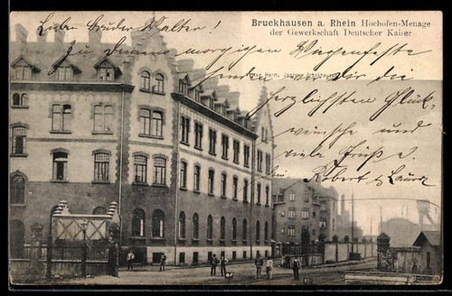 Bruckhausen rhein - ak,
