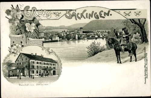 Litho bad säckingen - säckingen, am