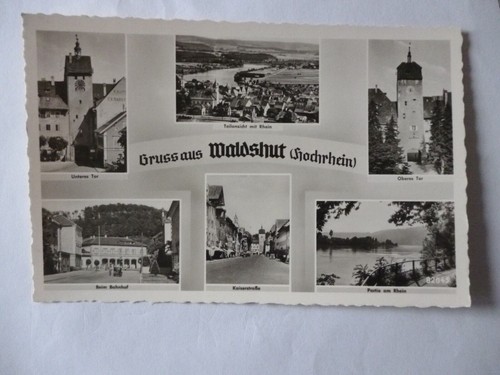 Ansichtskarte waldshut - ansichtskarte,