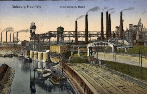 Hochfeld duisburg im - ak,