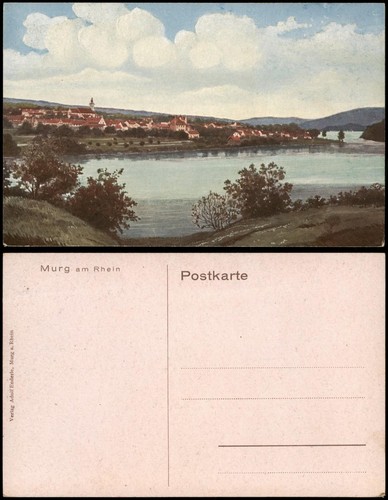 Ansichtskarte murg hochrhein - ansichtskarte,